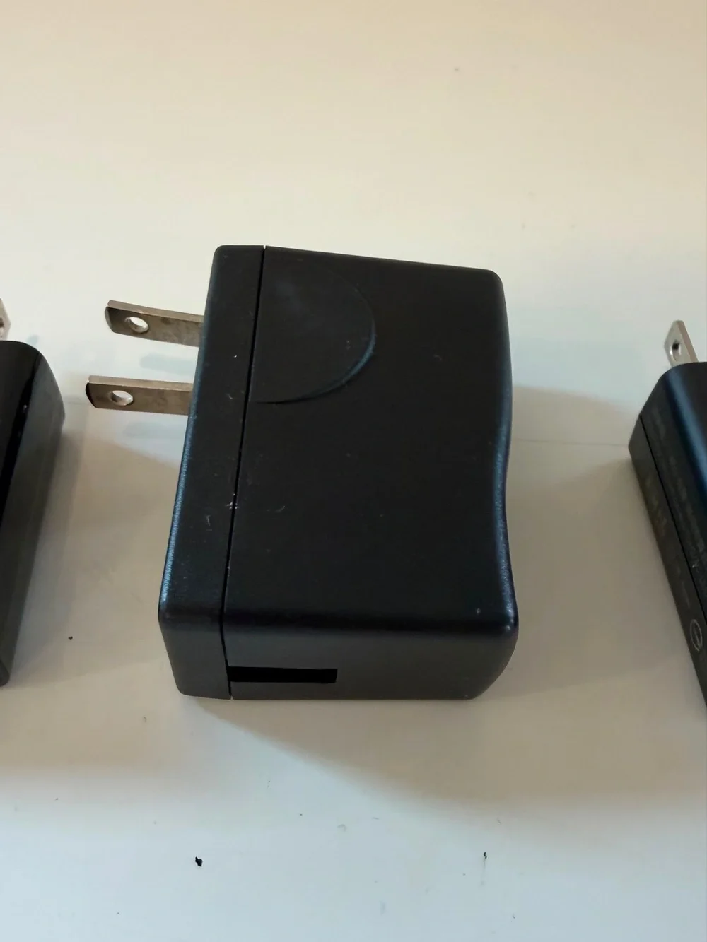 Lot of 3 USB Wall Charger Adapters TCL Huawei and Sony Black